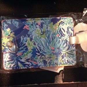 NWT-Lilly Pulitzer Luggage Tag in Wade and Sea